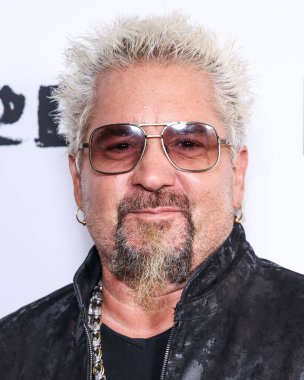 Amerikalı restoran sahibi ve yazar Guy Fieri, 23 Nisan 2025 'te Hollywood, Los Angeles, Kaliforniya, ABD' deki Harmony Gold Tiyatrosu 'nda düzenlenen Lionsgate' in 