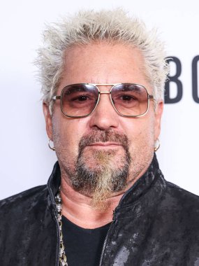 Amerikalı restoran sahibi ve yazar Guy Fieri, 23 Nisan 2025 'te Hollywood, Los Angeles, Kaliforniya, ABD' deki Harmony Gold Tiyatrosu 'nda düzenlenen Lionsgate' in 