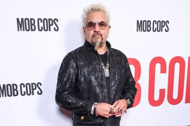 Amerikalı restoran sahibi ve yazar Guy Fieri, 23 Nisan 2025 'te Hollywood, Los Angeles, Kaliforniya, ABD' deki Harmony Gold Tiyatrosu 'nda düzenlenen Lionsgate' in 