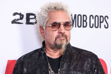 Amerikalı restoran sahibi ve yazar Guy Fieri, 23 Nisan 2025 'te Hollywood, Los Angeles, Kaliforniya, ABD' deki Harmony Gold Tiyatrosu 'nda düzenlenen Lionsgate' in 
