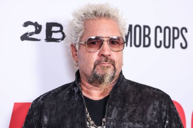 Amerikalı restoran sahibi ve yazar Guy Fieri, 23 Nisan 2025 'te Hollywood, Los Angeles, Kaliforniya, ABD' deki Harmony Gold Tiyatrosu 'nda düzenlenen Lionsgate' in 
