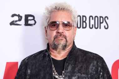 Amerikalı restoran sahibi ve yazar Guy Fieri, 23 Nisan 2025 'te Hollywood, Los Angeles, Kaliforniya, ABD' deki Harmony Gold Tiyatrosu 'nda düzenlenen Lionsgate' in 