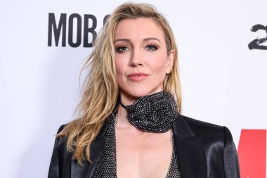 Amerikalı aktris Katie Cassidy, 23 Nisan 2025 'te Hollywood, Los Angeles, Kaliforniya, ABD' deki Harmony Gold Tiyatrosu 'nda düzenlenen Lionsgate' in 