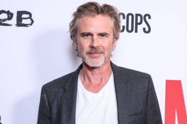 Amerikalı aktör Sam Trammell, 23 Nisan 2025 'te Hollywood, Los Angeles, Kaliforniya, ABD' deki Harmony Gold Tiyatrosu 'nda düzenlenen Lionsgate' in 