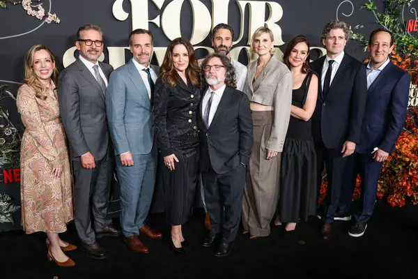 Lang Fisher, Steve Carell, Will Forte, Tina Fey, Jeff Richmond, Marco Calvani, Kerri Kenney-Silver, Tracey Wigfield, Eric Gurian ve David Miner, The Four Seasons 'un ilk sezonuna 24 Nisan 2025' te LA, CA