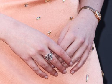 Amerikalı aktris Elle Fanning, 26 Nisan 2025 'te Dolby Tiyatrosu' nda düzenlenen 50. Yıllık AFI (Amerikan Film Enstitüsü) Yaşam Boyu Başarı Ödülü 'ne ulaştı..