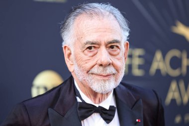 Amerikalı yönetmen, yapımcı, yazar ve besteci Francis Ford Coppola, 26 Nisan 2025 'te Hollywood, Los Angeles, Kaliforniya, ABD' de düzenlenen Francis Ford Coppola 'nın onuruna düzenlenen 50. Yıllık AFI Yaşam Başarı Ödülüne ulaştı..