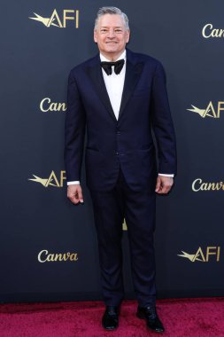 Netflix 'in Amerikalı işletme yöneticisi ve eş başkanı Ted Sarandos, 26 Nisan 2025' te Hollywood, Los Angeles, Kaliforniya, ABD 'de düzenlenen Francis Ford Coppola onuruna düzenlenen 50. AFI Yaşam Başarı Ödülüne ulaştı..