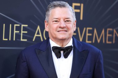 Netflix 'in Amerikalı işletme yöneticisi ve eş başkanı Ted Sarandos, 26 Nisan 2025' te Hollywood, Los Angeles, Kaliforniya, ABD 'de düzenlenen Francis Ford Coppola onuruna düzenlenen 50. AFI Yaşam Başarı Ödülüne ulaştı..