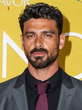 İtalyan aktör ve şarkıcı Michele Morrone, 27 Nisan 2025 'te New York, New York, ABD' de bulunan Manhattan, New York City 'de bulunan Jazz' da düzenlenen 