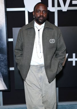 Amerikalı aktör Brian Tyree Henry, Apple TV + 'Dope Thief' Sezon 1 Emmy FYC 'ye (Düşünceleriniz İçin) 27 Nisan 2025' te Hollywood Atletizm Kulübü 'nde düzenlenen etkinliğe katıldı..