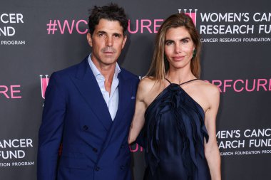Nacho Figueras ve eşi Delfina Blaquier, 28 Nisan 2025 'te Beverly Hilton Oteli' nde düzenlenen Kadın Kanser Araştırma Fonu 'nun Unutulmaz Akşam Yardım Galası 2025' e geldiler..