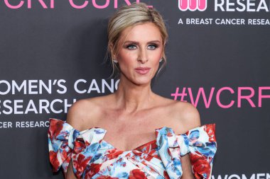 Amerikalı sosyete ve moda tasarımcısı Nicky Hilton Rothschild, 28 Nisan 2025 'te Beverly Hilton Oteli' nde düzenlenen Kadın Kanser Araştırma Fonu 'nun Unutulmaz Akşam Yardım Galası 2025' e geldi.    