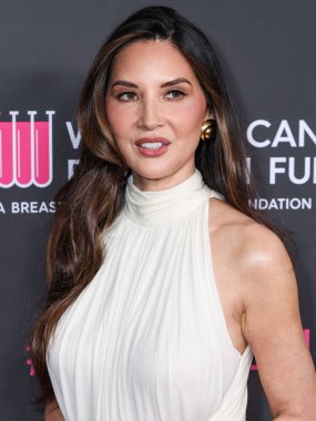 Amerikalı aktris Olivia Munn, 28 Nisan 2025 'te Beverly Hilton Oteli' nde düzenlenen Kadın Kanser Araştırma Fonu 'nun Unutulmaz Akşam Yardım Galası 2025' e geldi..                