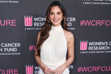 Amerikalı aktris Olivia Munn, 28 Nisan 2025 'te Beverly Hilton Oteli' nde düzenlenen Kadın Kanser Araştırma Fonu 'nun Unutulmaz Akşam Yardım Galası 2025' e geldi..                