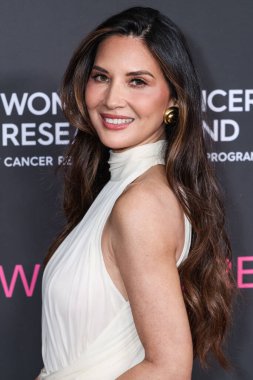 Amerikalı aktris Olivia Munn, 28 Nisan 2025 'te Beverly Hilton Oteli' nde düzenlenen Kadın Kanser Araştırma Fonu 'nun Unutulmaz Akşam Yardım Galası 2025' e geldi..                
