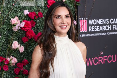Amerikalı aktris Olivia Munn, 28 Nisan 2025 'te Beverly Hilton Oteli' nde düzenlenen Kadın Kanser Araştırma Fonu 'nun Unutulmaz Akşam Yardım Galası 2025' e geldi..                