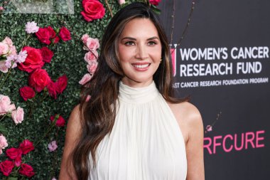 Amerikalı aktris Olivia Munn, 28 Nisan 2025 'te Beverly Hilton Oteli' nde düzenlenen Kadın Kanser Araştırma Fonu 'nun Unutulmaz Akşam Yardım Galası 2025' e geldi..                