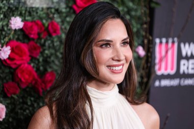 Amerikalı aktris Olivia Munn, 28 Nisan 2025 'te Beverly Hilton Oteli' nde düzenlenen Kadın Kanser Araştırma Fonu 'nun Unutulmaz Akşam Yardım Galası 2025' e geldi..                