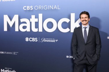 Amerikalı aktör Jason Ritter, 5 Mayıs 2025 'te Amerika Yönetmenler Derneği' ndeki DGA Tiyatro Kompleksi 'nde düzenlenen CBS' in 1. Sezon, Emmy FYC etkinliğine geldi..    