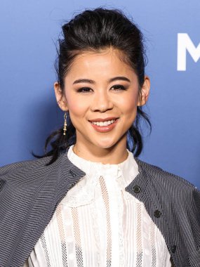 Amerikalı aktris, şarkıcı ve dansçı Leah Lewis, 5 Mayıs 2025 'te Amerika Yönetmenler Birliği' ndeki DGA Tiyatro Kompleksi 'nde düzenlenen 1..     