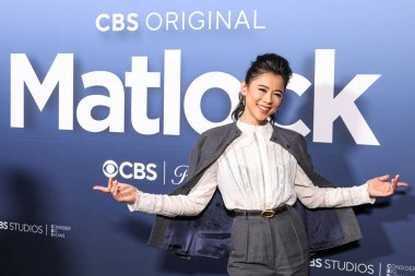 Amerikalı aktris, şarkıcı ve dansçı Leah Lewis, 5 Mayıs 2025 'te Amerika Yönetmenler Birliği' ndeki DGA Tiyatro Kompleksi 'nde düzenlenen 1..     