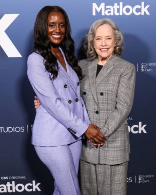 Skye P. Marshall ve Kathy Bates, 5 Mayıs 2025 'te Amerika Yönetmenler Derneği' ndeki DGA Tiyatro Kompleksi 'nde düzenlenen CBS' nin 1. Sezon, Emmy FYC etkinliğine geldiler..     