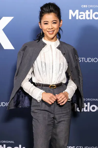 Amerikalı aktris, şarkıcı ve dansçı Leah Lewis, 5 Mayıs 2025 'te Amerika Yönetmenler Birliği' ndeki DGA Tiyatro Kompleksi 'nde düzenlenen 1..     