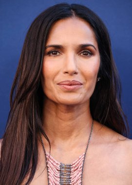 Amerika 'nın Mutfak Kupası' ndan Padma Lakshmi, CBSFEST 2025-2026 'ya ulaştı: Paramount Stüdyoları' nda 7 Mayıs 2025 'te Los Angeles, Kaliforniya, ABD' de düzenlenen program duyurusu. 