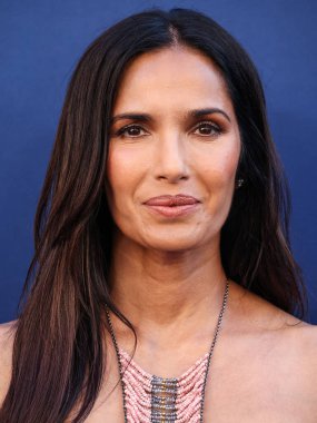 Amerika 'nın Mutfak Kupası' ndan Padma Lakshmi, CBSFEST 2025-2026 'ya ulaştı: Paramount Stüdyoları' nda 7 Mayıs 2025 'te Los Angeles, Kaliforniya, ABD' de düzenlenen program duyurusu. 