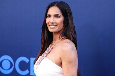 Amerika 'nın Mutfak Kupası' ndan Padma Lakshmi, CBSFEST 2025-2026 'ya ulaştı: Paramount Stüdyoları' nda 7 Mayıs 2025 'te Los Angeles, Kaliforniya, ABD' de düzenlenen program duyurusu. 