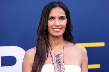Amerika 'nın Mutfak Kupası' ndan Padma Lakshmi, CBSFEST 2025-2026 'ya ulaştı: Paramount Stüdyoları' nda 7 Mayıs 2025 'te Los Angeles, Kaliforniya, ABD' de düzenlenen program duyurusu. 