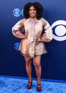 Tyla Abercrumbie of NCIS: Origins arrives at the CBSFEST 2025-2026: Schedule Announcement held at Paramount Studios on May 7, 2025 in Los Angeles, California, United States