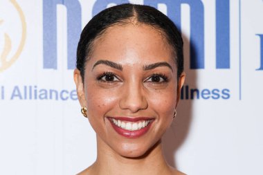 Amerikalı aktris Corinne Foxx, 8 Mayıs 2025 'te Beverly Hills Hotel' de düzenlenen Ulusal Akıl Hastalıkları Birliği (NAMI) 2025 Akıl Sağlığı Galası 'na geldi..