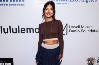 Amerikalı R & B şarkıcısı ve söz yazarı Jhen Aiko (Jhene Aiko), 8 Mayıs 2025 'te Beverly Hills Hotel' de düzenlenen Ulusal Akıl Hastalıkları Birliği (NAMI) 2025 Akıl Sağlığı Galasına geldi.