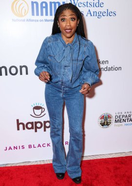 Amerikalı komedyen ve aktris Tiffany Haddish, 8 Mayıs 2025 'te Beverly Hills Hotel' de düzenlenen Ulusal Akıl Hastalıkları Birliği (NAMI) 2025 Akıl Sağlığı Galası 'na geldi.