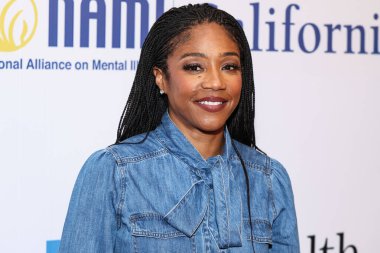 Amerikalı komedyen ve aktris Tiffany Haddish, 8 Mayıs 2025 'te Beverly Hills Hotel' de düzenlenen Ulusal Akıl Hastalıkları Birliği (NAMI) 2025 Akıl Sağlığı Galası 'na geldi.