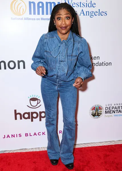 Amerikalı komedyen ve aktris Tiffany Haddish, 8 Mayıs 2025 'te Beverly Hills Hotel' de düzenlenen Ulusal Akıl Hastalıkları Birliği (NAMI) 2025 Akıl Sağlığı Galası 'na geldi.