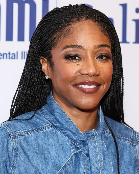 Amerikalı komedyen ve aktris Tiffany Haddish, 8 Mayıs 2025 'te Beverly Hills Hotel' de düzenlenen Ulusal Akıl Hastalıkları Birliği (NAMI) 2025 Akıl Sağlığı Galası 'na geldi.