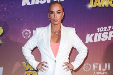 Amerikalı televizyon karakteri Teddi Mellencamp Arroyave, Fiji Airways tarafından 10 Mayıs 2025 'te Huntington City Beach, Orange County, Kaliforniya, ABD' de düzenlenen iHeartRadio 102.7 KIIS FM Wango 2025 'e ulaştı..