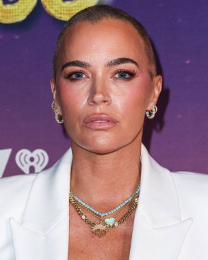 Amerikalı televizyon karakteri Teddi Mellencamp Arroyave, Fiji Airways tarafından 10 Mayıs 2025 'te Huntington City Beach, Orange County, Kaliforniya, ABD' de düzenlenen iHeartRadio 102.7 KIIS FM Wango 2025 'e ulaştı..