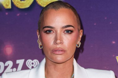 Amerikalı televizyon karakteri Teddi Mellencamp Arroyave, Fiji Airways tarafından 10 Mayıs 2025 'te Huntington City Beach, Orange County, Kaliforniya, ABD' de düzenlenen iHeartRadio 102.7 KIIS FM Wango 2025 'e ulaştı..