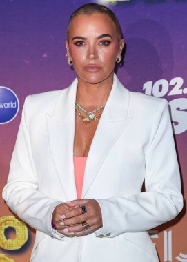 Amerikalı televizyon karakteri Teddi Mellencamp Arroyave, Fiji Airways tarafından 10 Mayıs 2025 'te Huntington City Beach, Orange County, Kaliforniya, ABD' de düzenlenen iHeartRadio 102.7 KIIS FM Wango 2025 'e ulaştı..