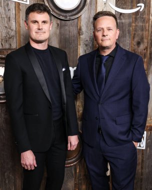 Jason Seagraves ve John Norris, 13 Mayıs 2025 'te Los Angeles, Kaliforniya, ABD' de bulunan Akademi Sinema Müzesi 'ndeki Ted Mann Tiyatrosu' nda düzenlenen Amazon Prime Video 'nun Motorheads' in 1. sezonunun Los Angeles özel gösterimine geldiler..