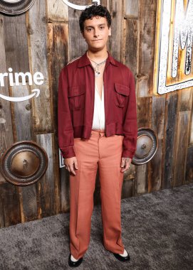 Amerikalı aktör, video yapımcısı ve internet yapımcısı Nicolas Cantu, 13 Mayıs 2025 'te Los Angeles, Kaliforniya' daki Ted Mann Tiyatrosu 'nda düzenlenen Amazon Prime Video' nun Motorheads 'in 1. sezonunun Los Angeles özel gösterimine geldi.