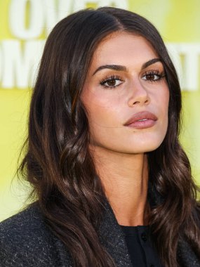 Amerikalı model ve aktris Kaia Gerber (Kaia Jordan), 14 Mayıs 2025 'te Hollywood Paladyumu' nda düzenlenen Amazon Prime Video 'nun 1.. 