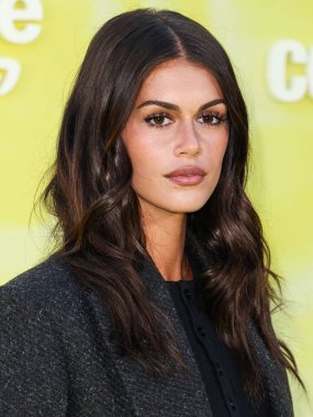 Amerikalı model ve aktris Kaia Gerber (Kaia Jordan), 14 Mayıs 2025 'te Hollywood Paladyumu' nda düzenlenen Amazon Prime Video 'nun 1.. 