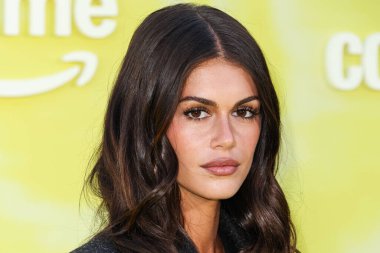 Amerikalı model ve aktris Kaia Gerber (Kaia Jordan), 14 Mayıs 2025 'te Hollywood Paladyumu' nda düzenlenen Amazon Prime Video 'nun 1.. 