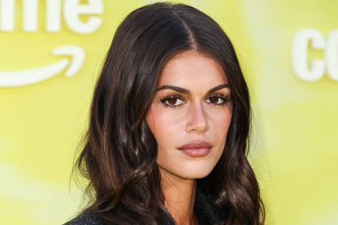 Amerikalı model ve aktris Kaia Gerber (Kaia Jordan), 14 Mayıs 2025 'te Hollywood Paladyumu' nda düzenlenen Amazon Prime Video 'nun 1.. 