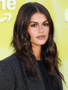 Amerikalı model ve aktris Kaia Gerber (Kaia Jordan), 14 Mayıs 2025 'te Hollywood Paladyumu' nda düzenlenen Amazon Prime Video 'nun 1.. 